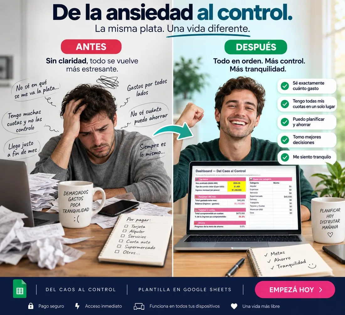 De la ansiedad al control: antes y después de usar el sistema